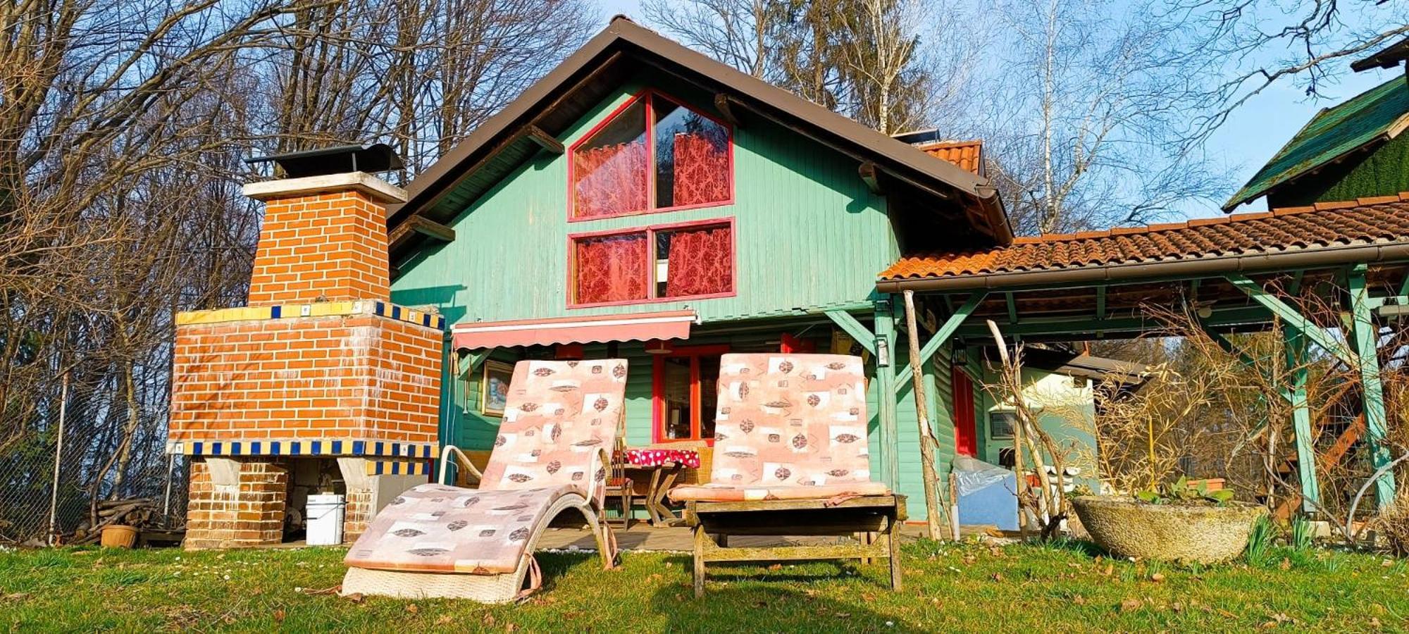 Villa Fairytale Wooden House Grosuplje Exterior foto