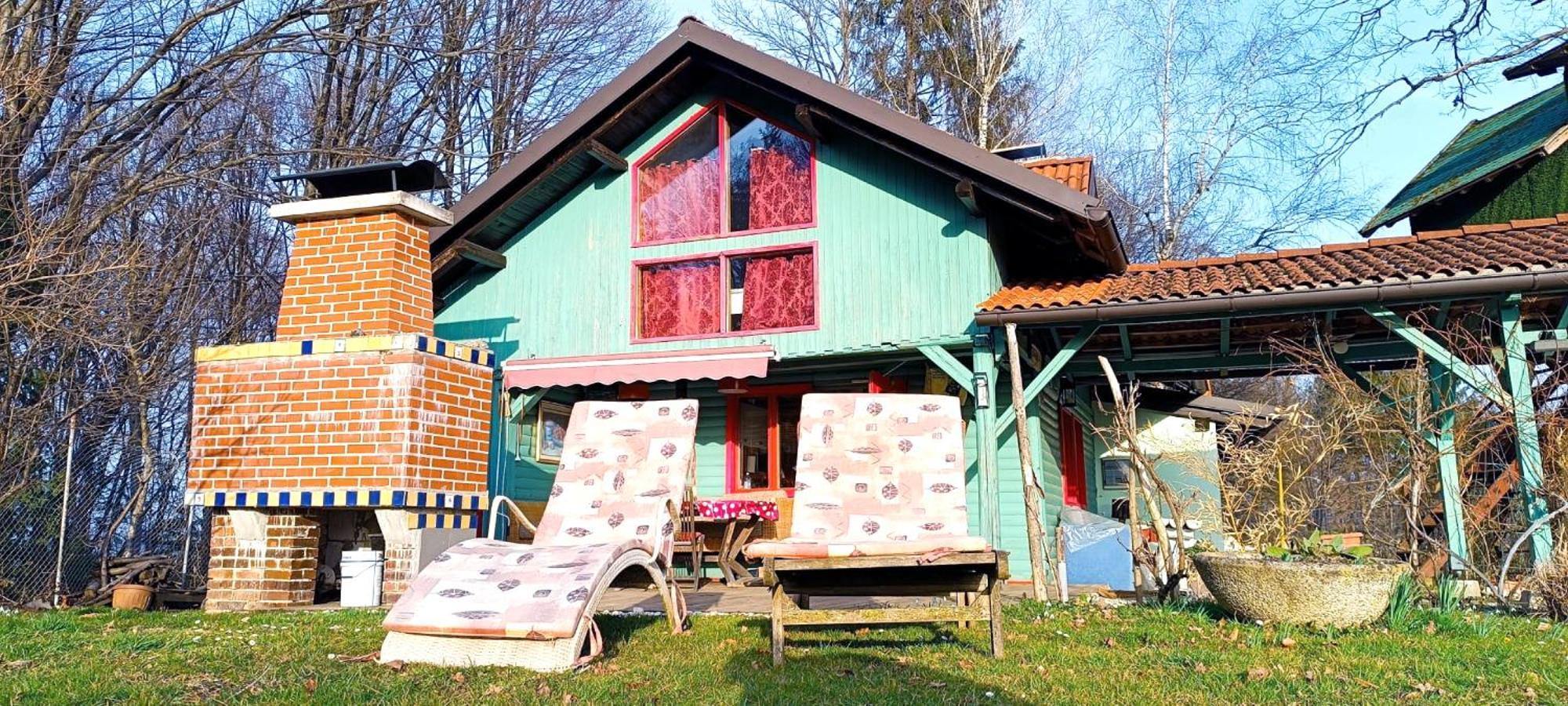 Villa Fairytale Wooden House Grosuplje Exterior foto